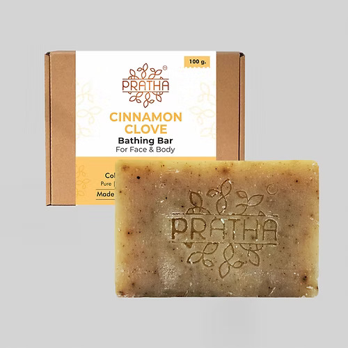 Pratha Naturals Cinnamon Clove Soap