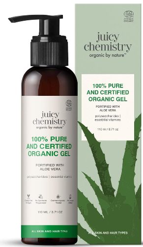Juicy Chemistry Pure and Certified Organic Gel Fortified with Aloe Vera