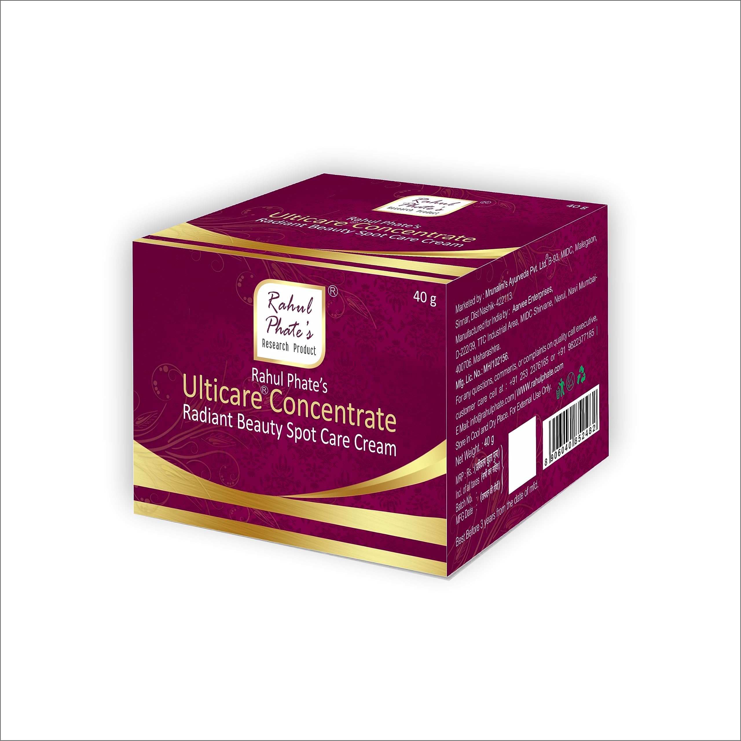 Rahul Phates lticare Beauty Concentrate Radiant Spot Care Cream