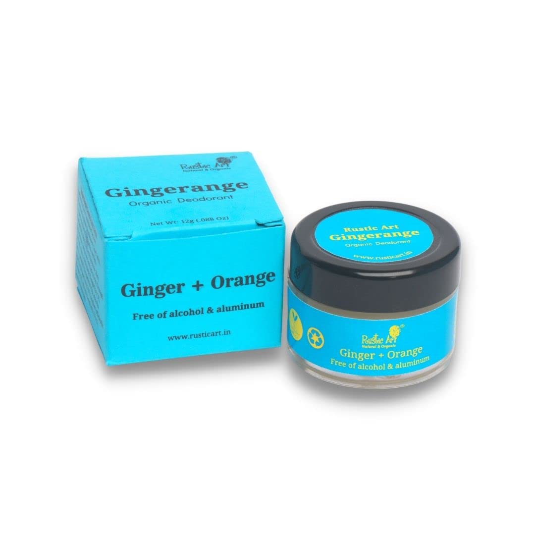 Rustic Art Gingerange Organic Deodorant Balm