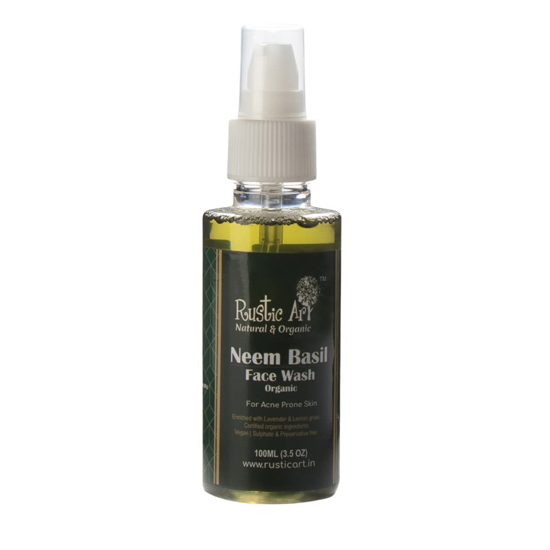 Rustic Art Neem Basil Face Wash