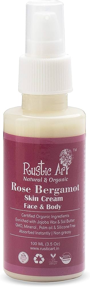 Rustic Art Rose Bergamot Skin Cream