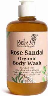 Rustic Art Rose Sandal Body Wash