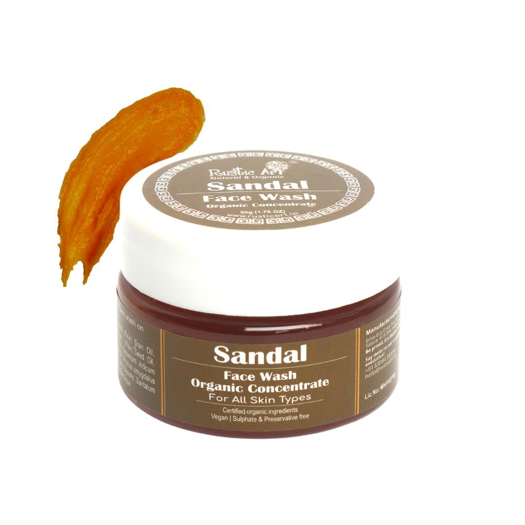 Rustic Art Sandal Face Wash Concentrate