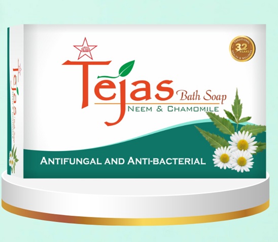 SKM Tejas Skin Bath Soap - Neem and Chamomile