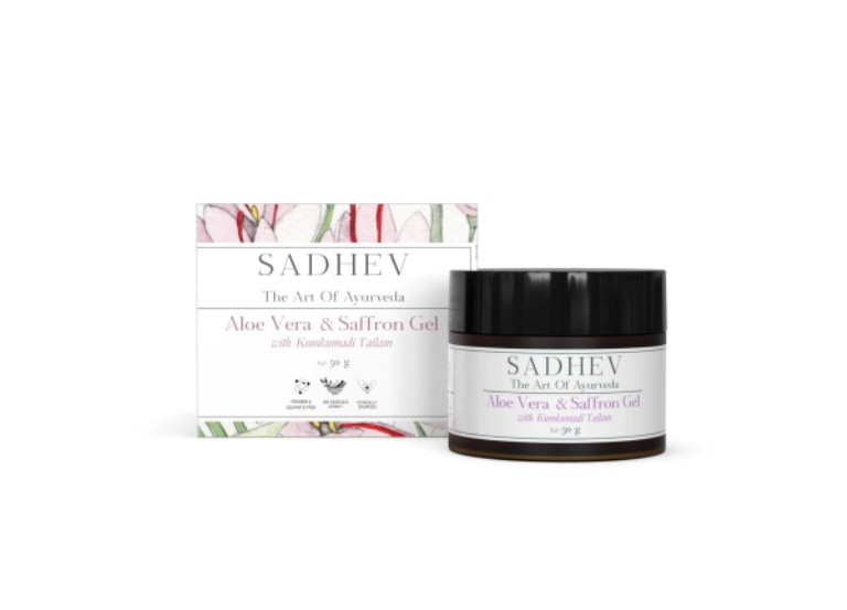 Sadhev Aloe Vera And Saffron Gel 