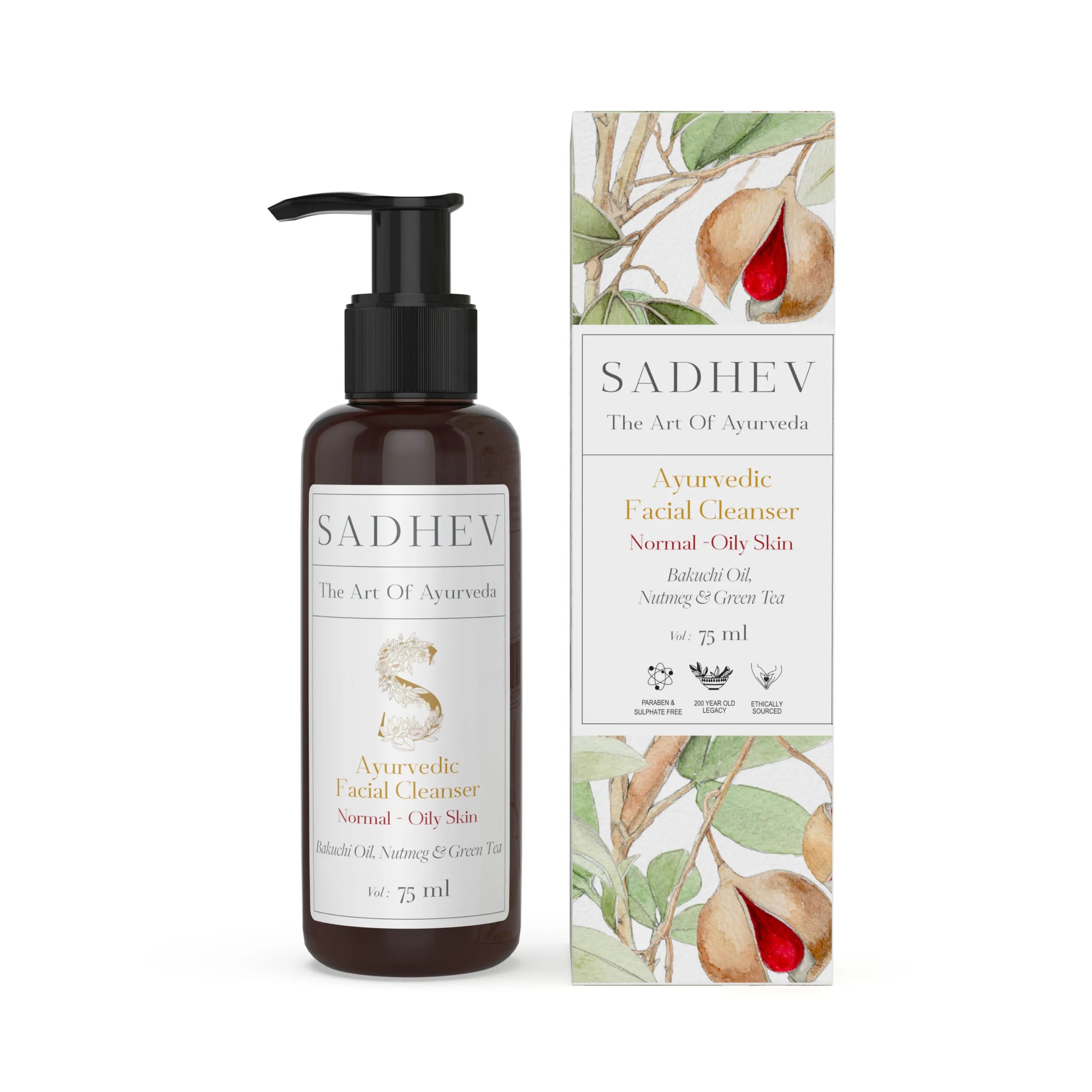 Sadhev Ayurvedic Facial Cleanser Normal-Oily Skin