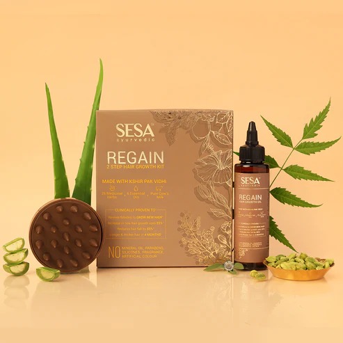 Sesa Care Ayurvedic Regain - 2 Step Hair Growth Kit