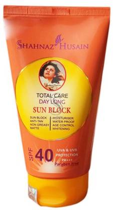 Shahnaz Husain Total Care Day Long Sun Block SPF-40