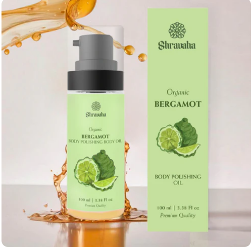 Shravaha Organic Bergamot Body Polishing Oil