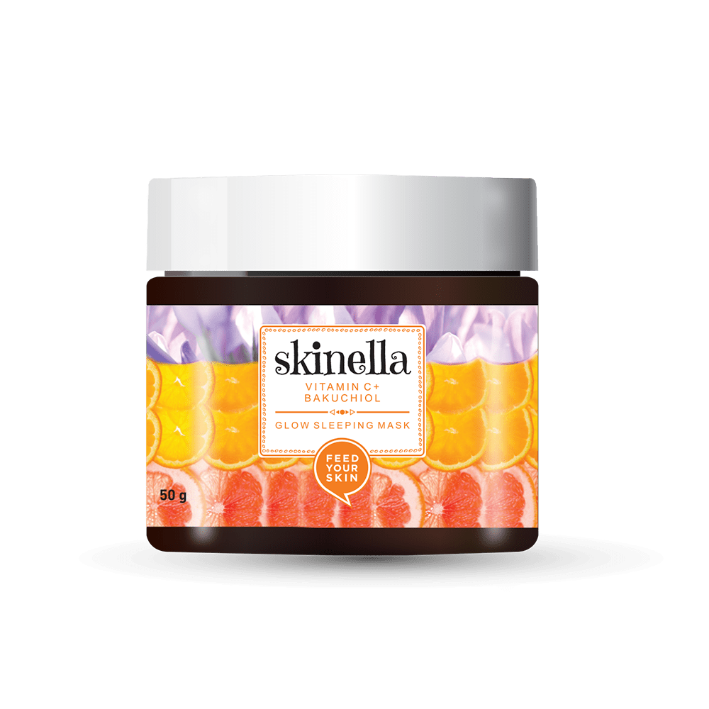 Skinella Vitamin C + Bakuchiol Glow Sleeping Mask