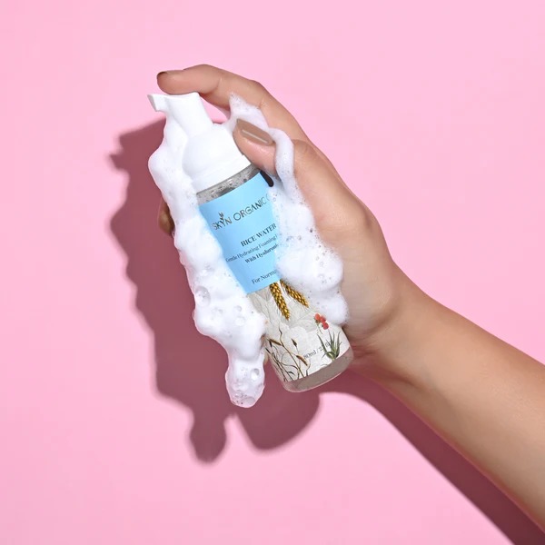 Skyn Organic Co Rice Water Gentle Hydrating Foaming Face Cleanser