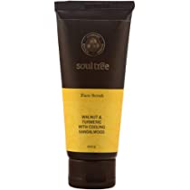 Soul tree Face Scrub Walnut & Turmeric with Cooling Sandalwood