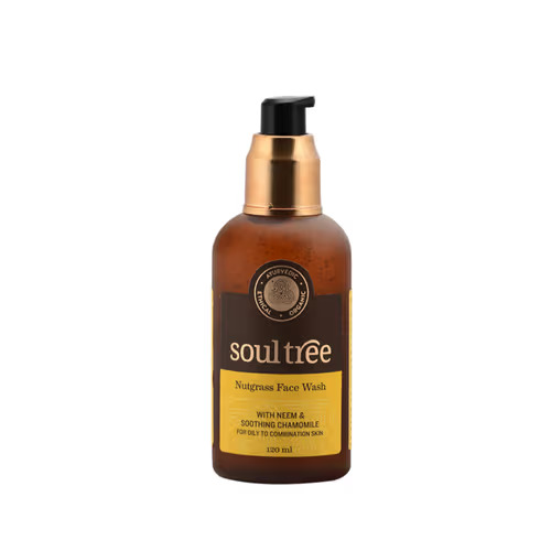 Soul tree Nutgrass Face Wash with Neem & Soothing Chamomile