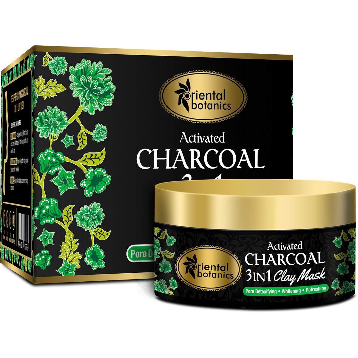 St.Botanica Activated Charcoal 3 IN 1 Clay Mask