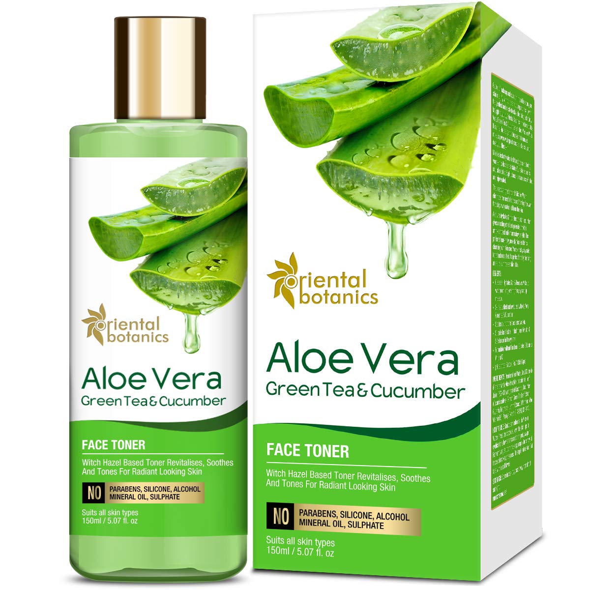 St Botanica Aloe Vera Green Tea and Cucumber Face Toner