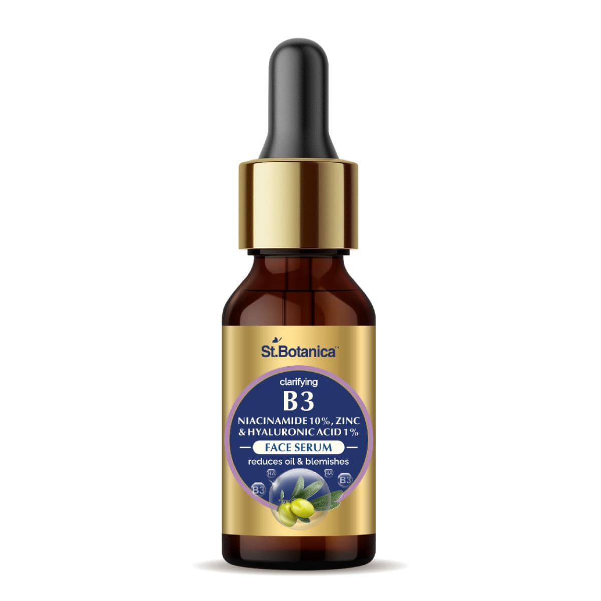  St.Botanica B3 Niacinamide 10%, Zinc & Hyaluronic Acid 1% Face Serum
