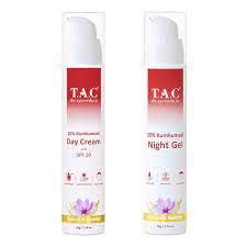 The Ayurveda Co Kumkumadi Day Cream and Night Gel with 24K Gold Combo