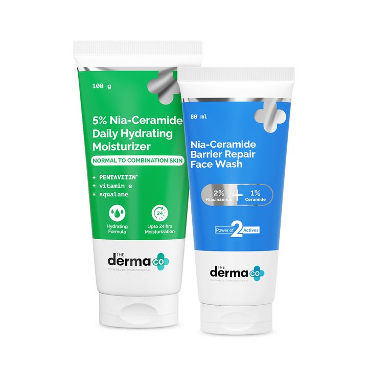 The Derma Co Nia-Ceramide Cleanse & Moisturize Duo