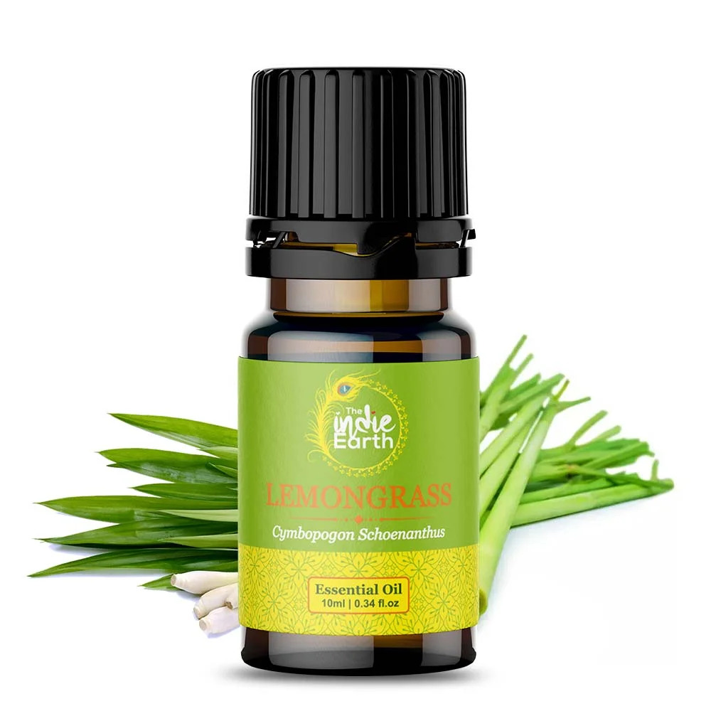 The Indie Earth Lemongrass Essential Oil 