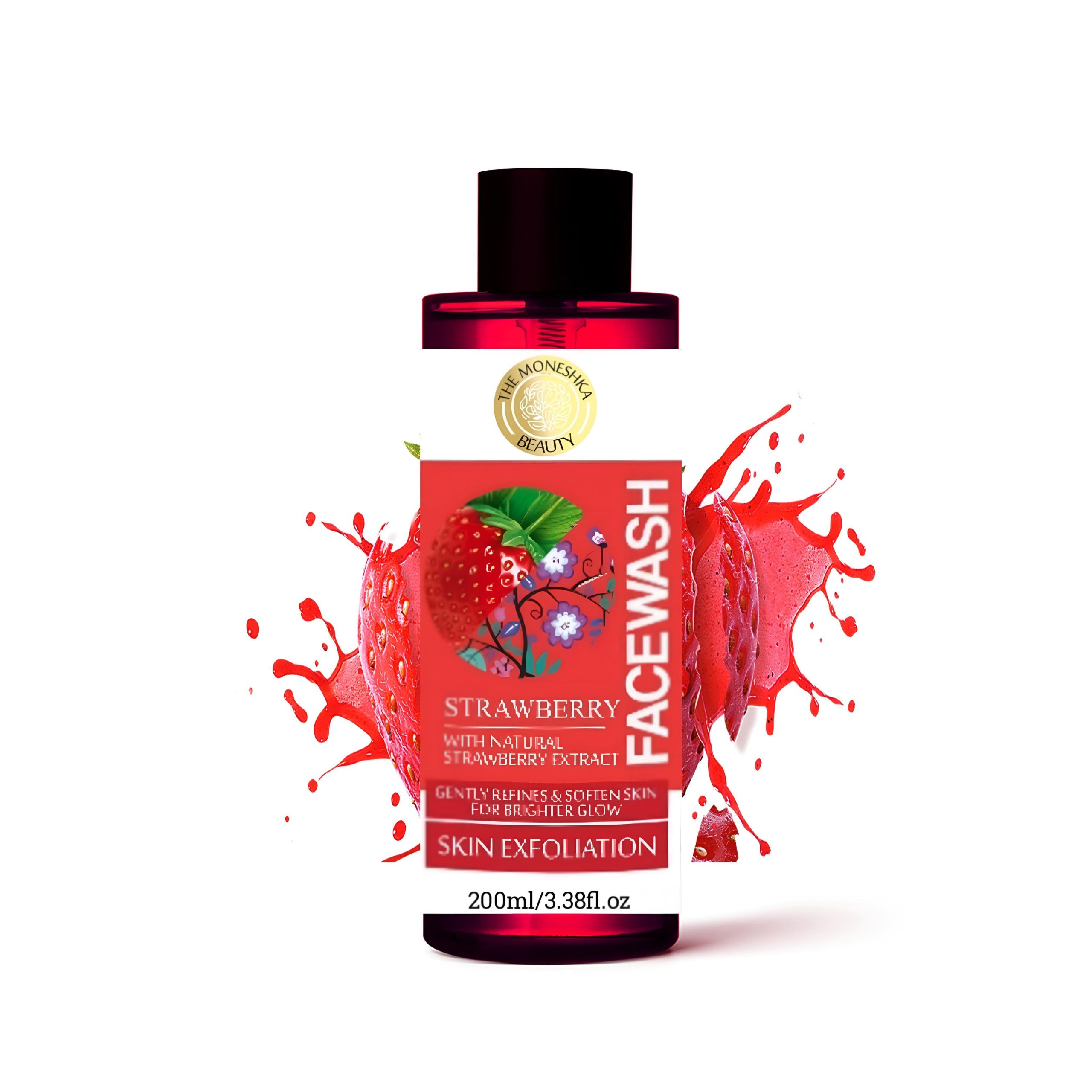 The Moneshka Beauty Strawberry Face Wash