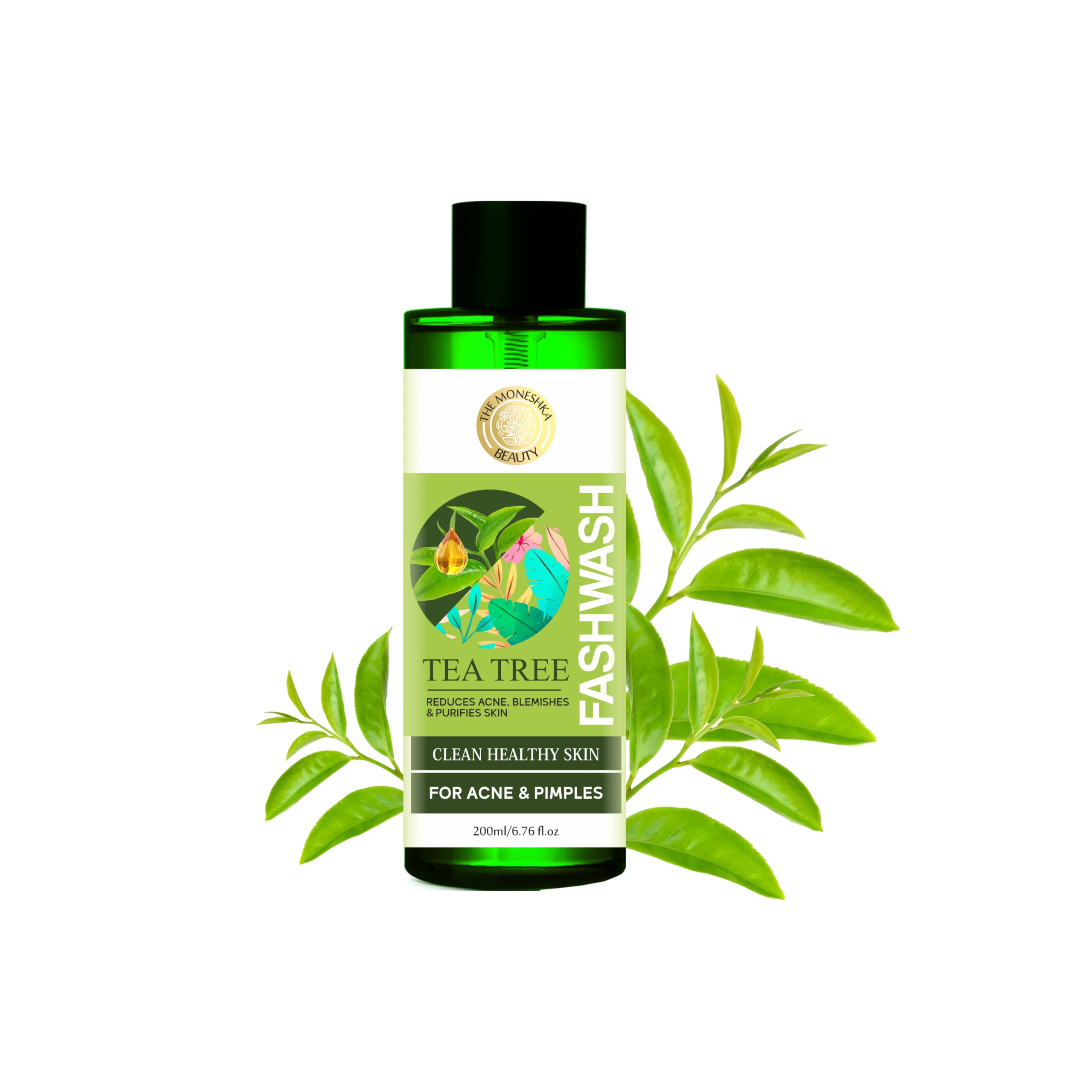The Moneshka Beauty Tea Tree Face Wash