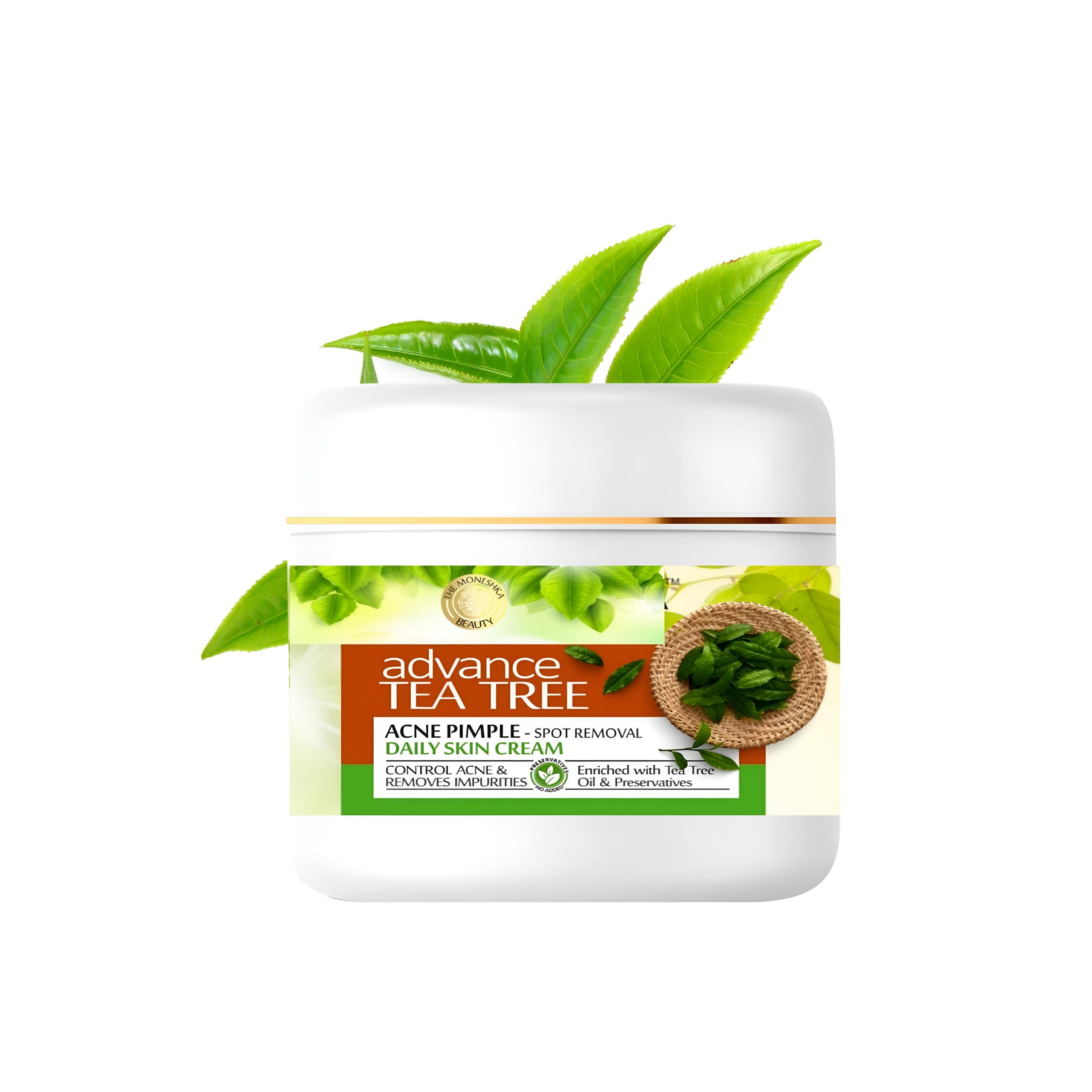 The Moneshka Beauty Tea Tree Oil-Free Moisturizer Cream