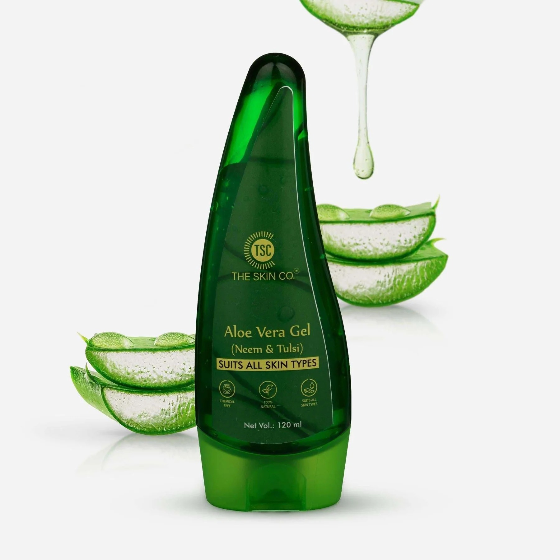 The Skin Co Aloe Vera Gel With Neem & Tulsi