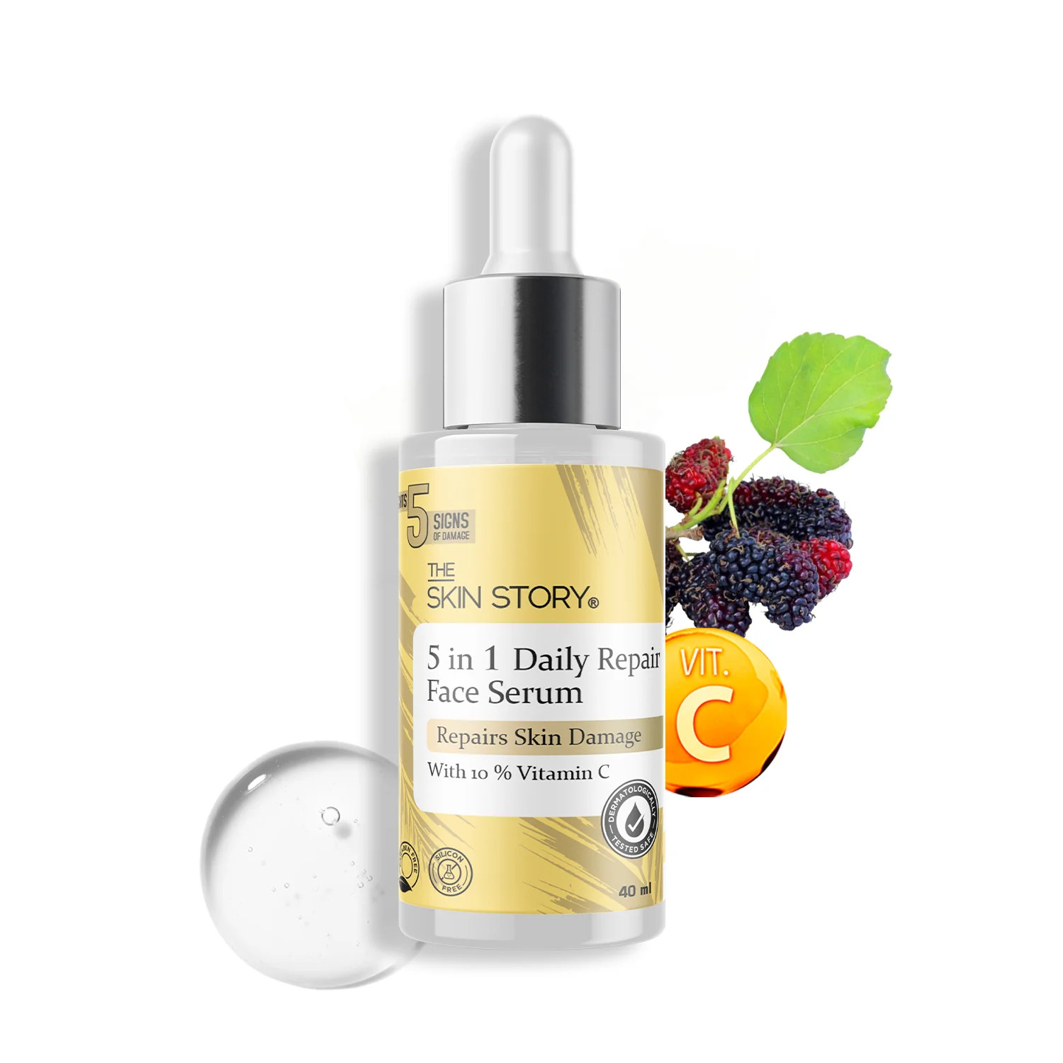 The Skin Story 10% Vitamin C 5 in 1 Daily Repair Face Serum