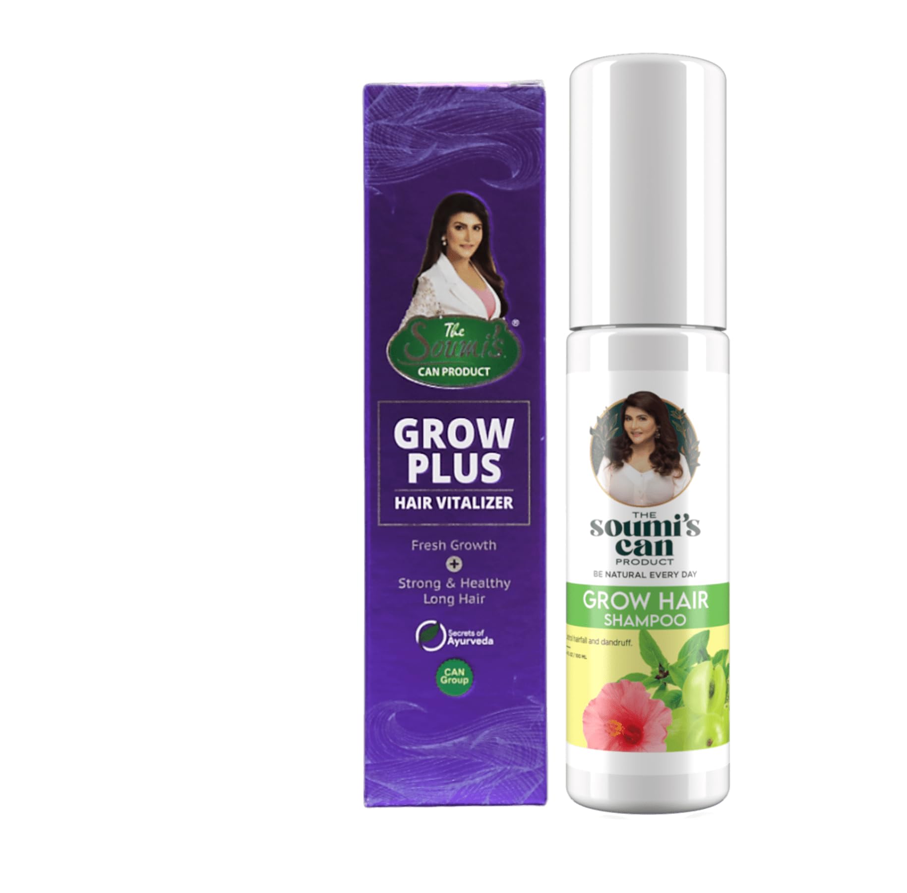The Soumis Can Grow Plus Hair Vitalizer & Grow Hair Shampoo