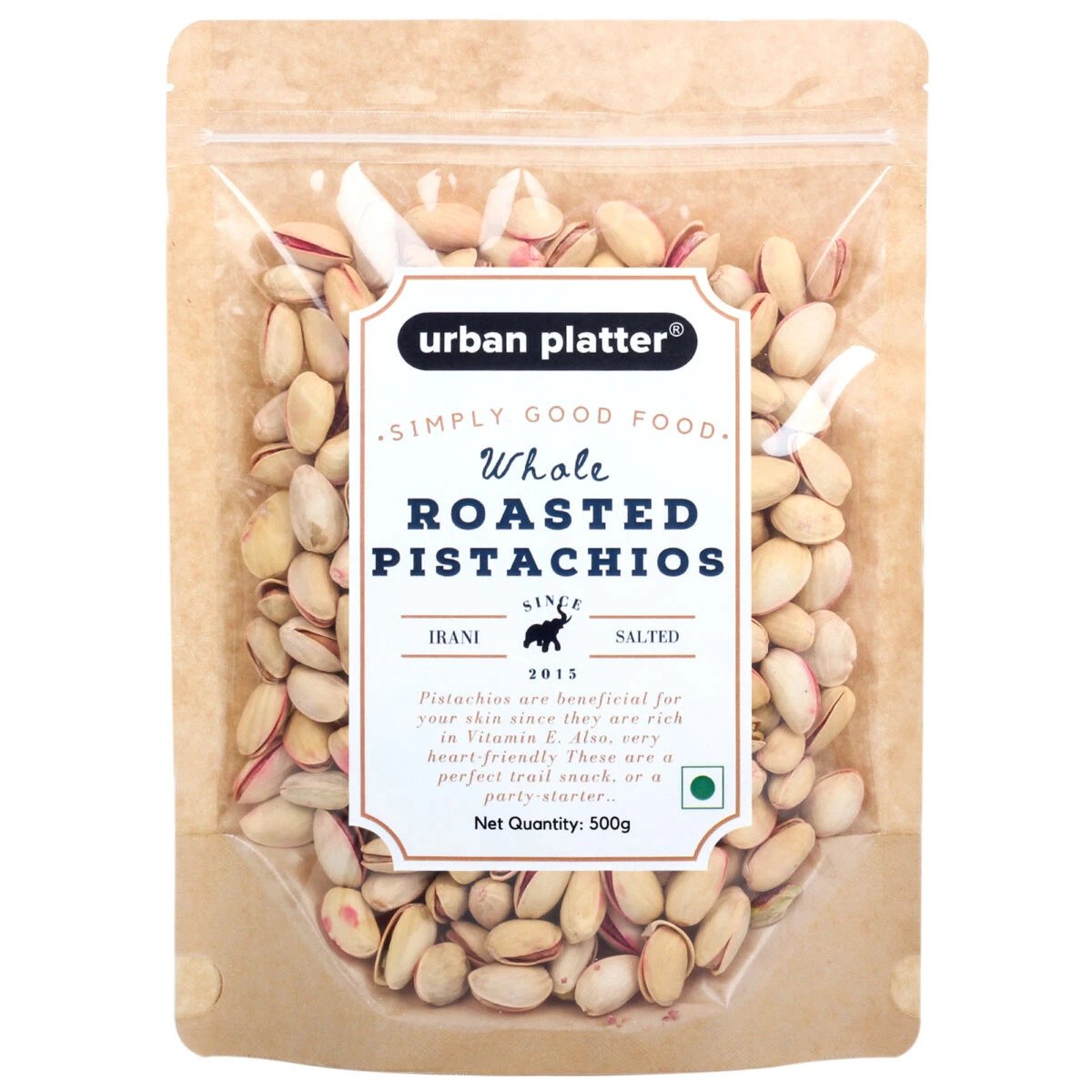 Urban Platter Whole Roasted Salted Pistachios