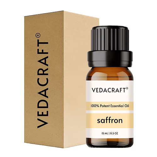 Vedanum Organic Saffron Kesar Essential Oil