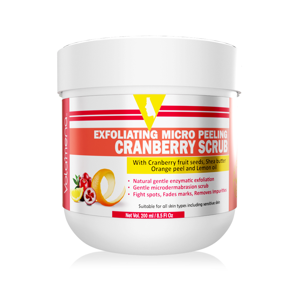 Volamena Exfoliating Micro Peeling Cranberry scrub