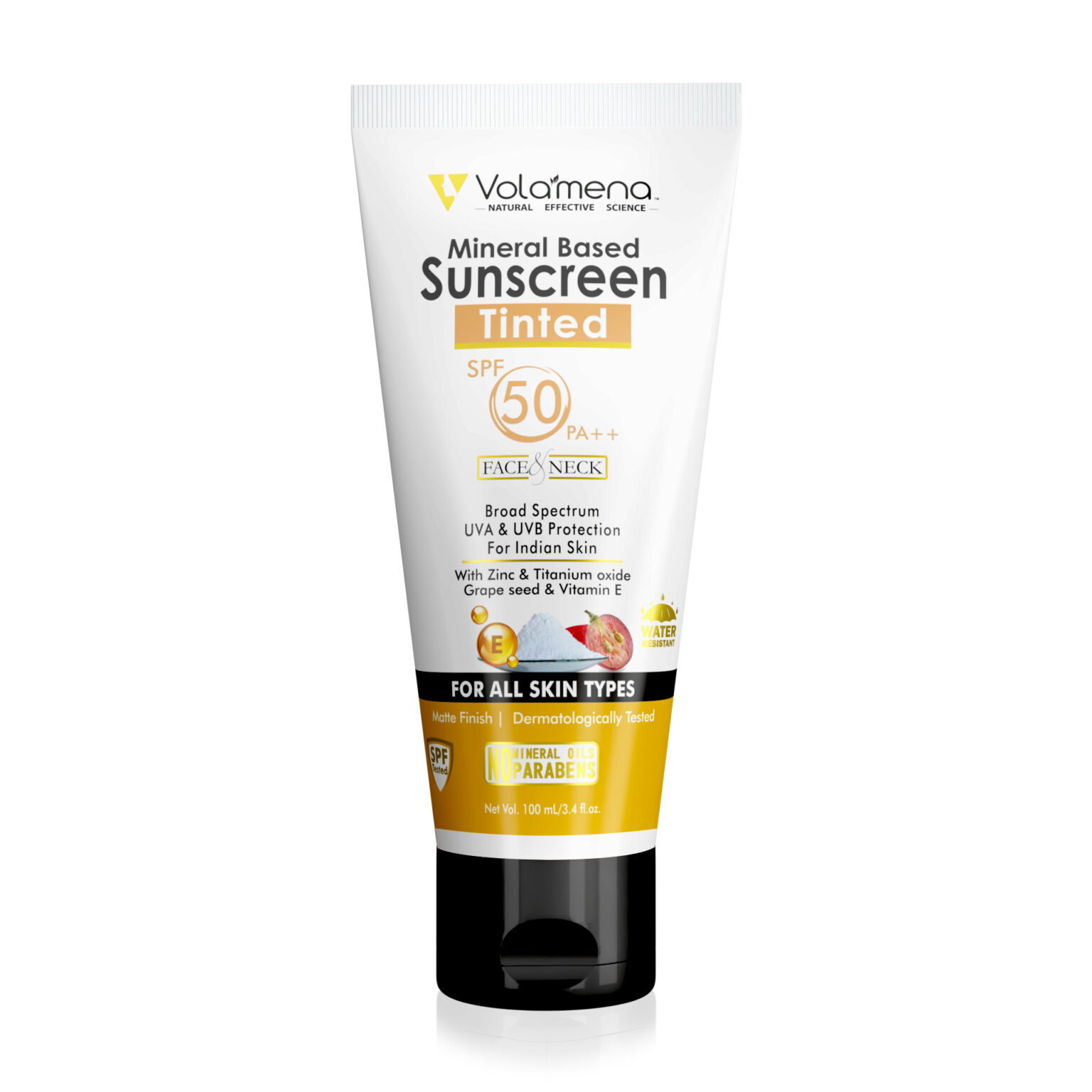 Volamena Tinted Mineral based Sunscreen with SPF 50 ++