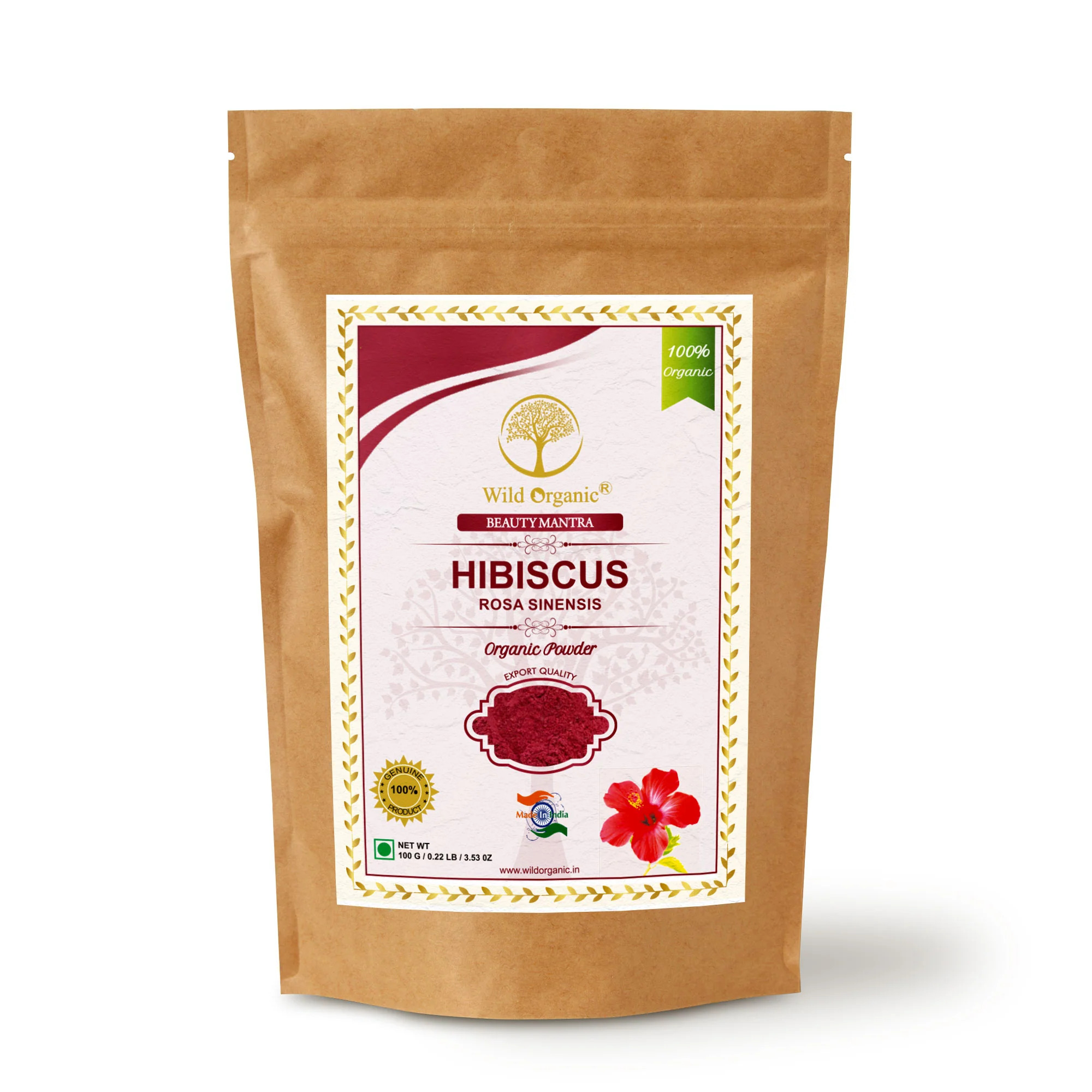 Wild Organic Hibiscus Powder