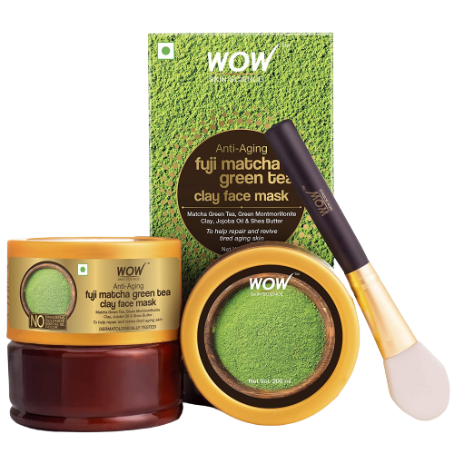 Wow Skin Science Anti Aging Fuji Matcha Green Tea Clay Face Mask
