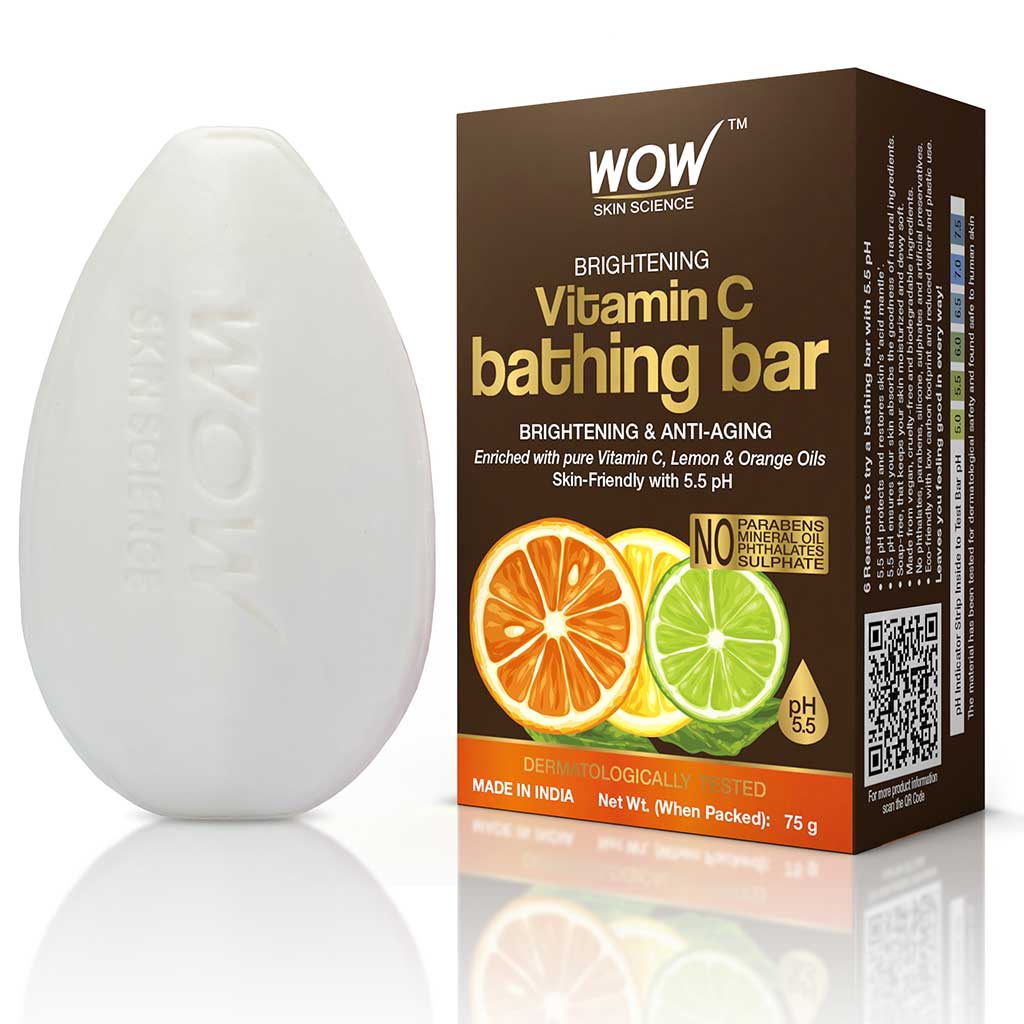 Wow Skin Science Brightening Vitamin C Bathing Bar