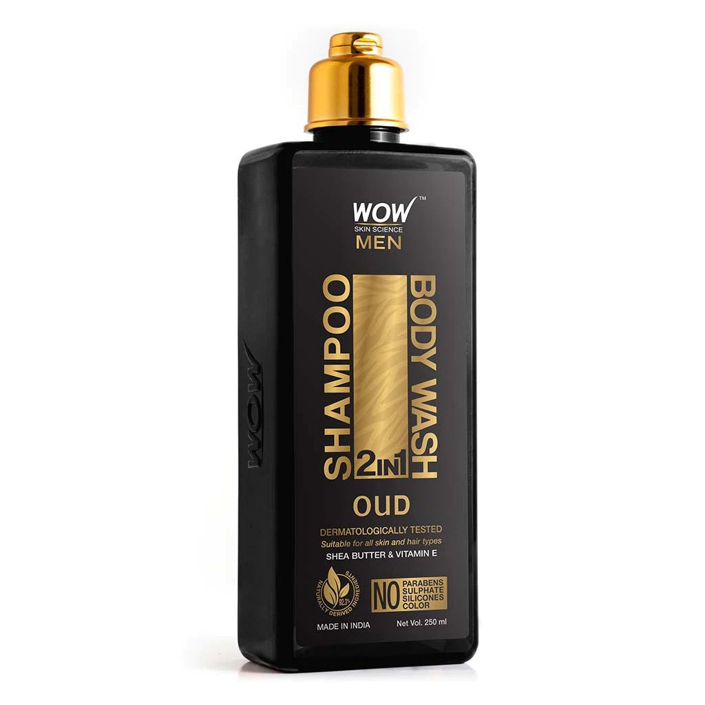 Wow Skin Science Oud 2 In 1 Shampoo and  Body Wash