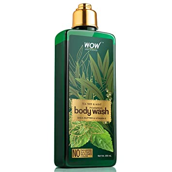 Wow Skin Science Tea Tree And Mint Foaming Body Wash