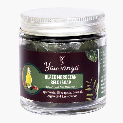 Yauvanya Black Moroccan Beldi Soap