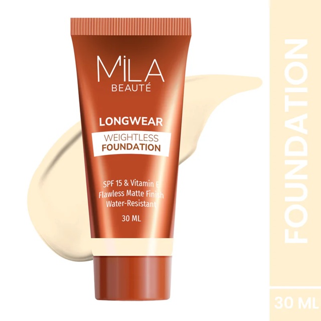 Mila Beaute Longwear Weightless Matte Finish Foundation - Classic Ivory