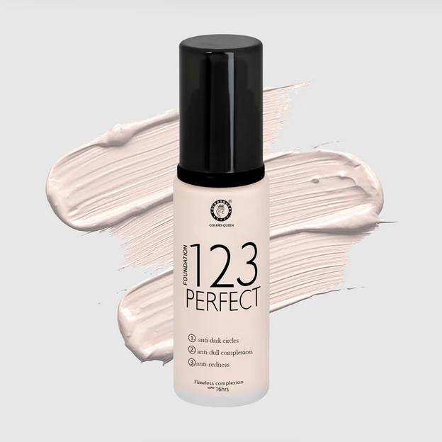 Colors Queen 123 Perfect Liquid Foundation MSF-03-01 Cool Ivory