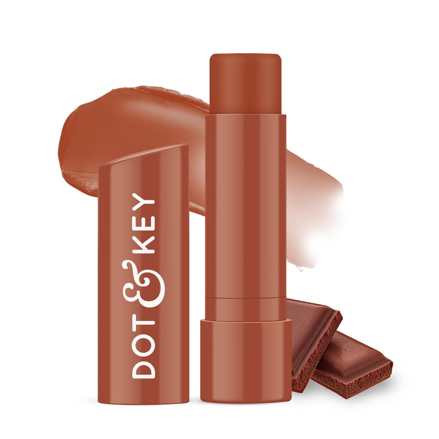 Dot & Key SPF 50+ Barrier Repair Hydrating Lip Balm  - Cocoa Nude - Medium Tinted