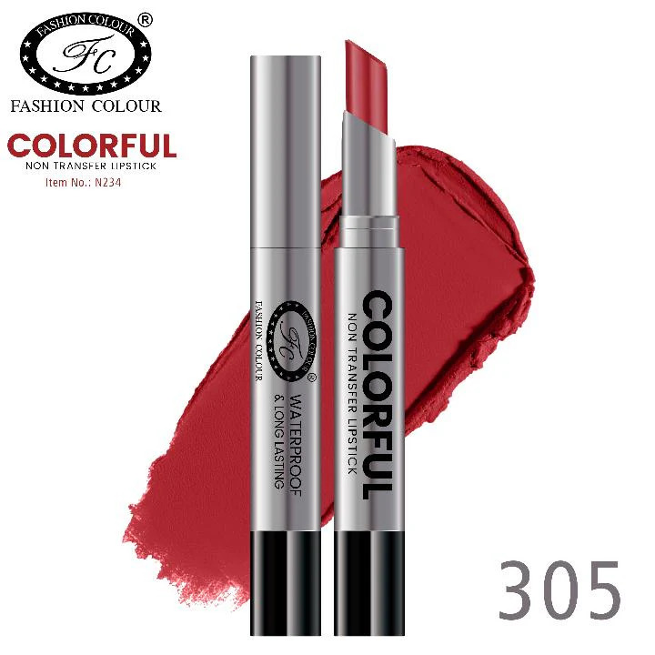 Fashion Colour Colorful Non Transfer Lipstick-305