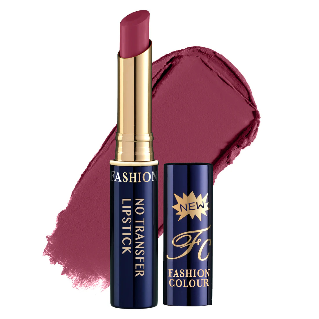 Fashion Colour Non-Transfer Matt Waterproof Lipstick-REDISH VIOLET