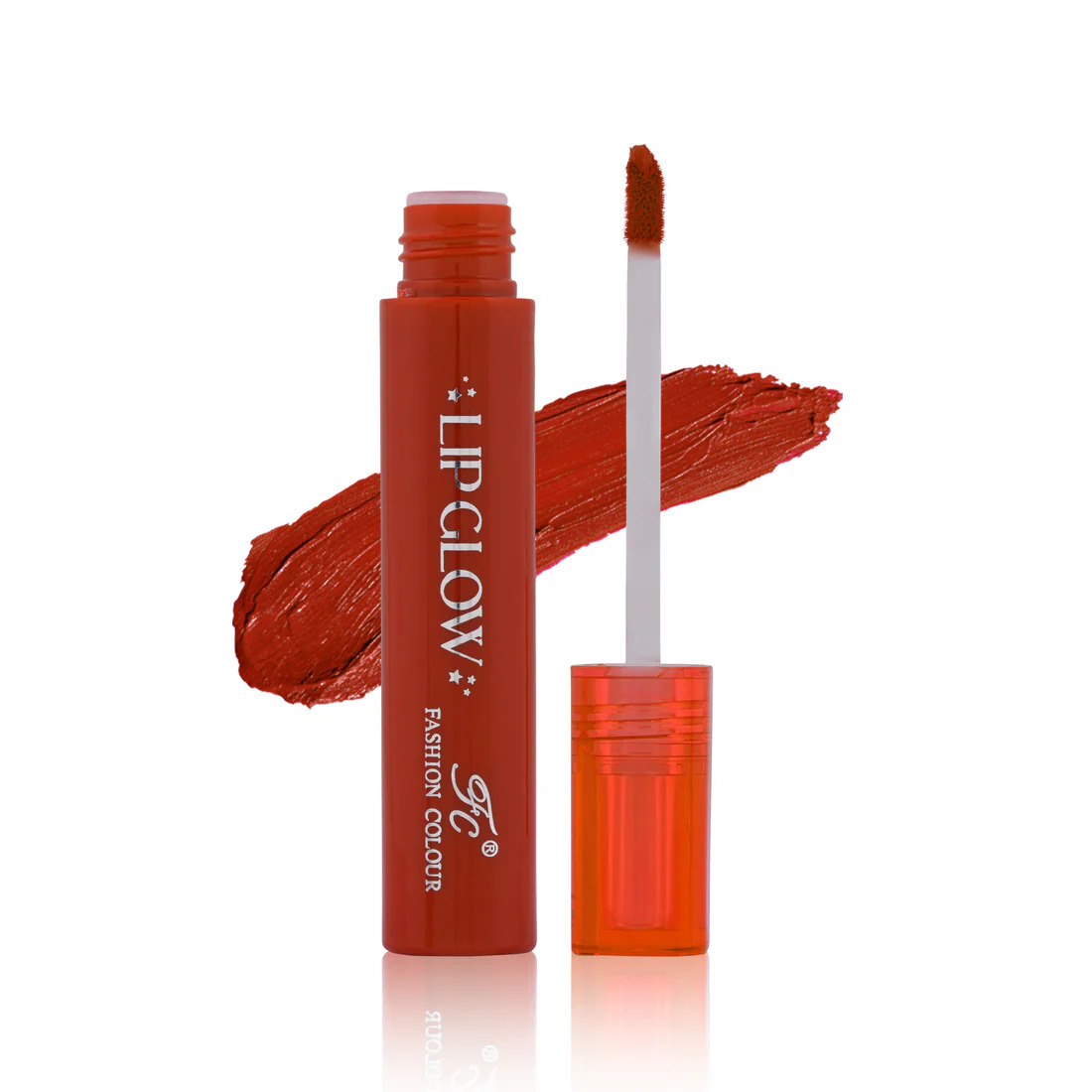 Fashion Colour Pretty Lip Glow Liquid Lipstick Waterproof-Dull Red