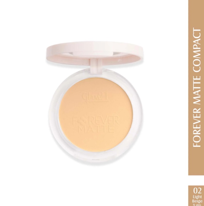 Glam21 Forever Matte Compact - Light Beige