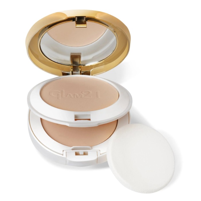 Glam21 Natural Essence Oil-Control Compact Powder - Porcelain