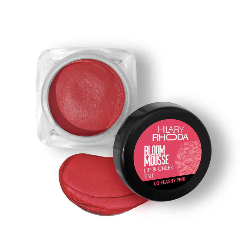 Hilary Rhoda Bloom Mousse Lip N Cheek Tint Flashy Pink 03