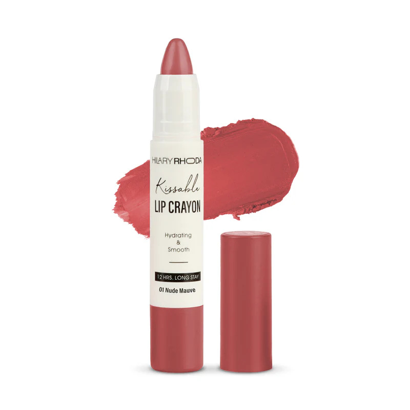 Hilary Rhoda Kissable Lip Crayon Nude Mauve 01